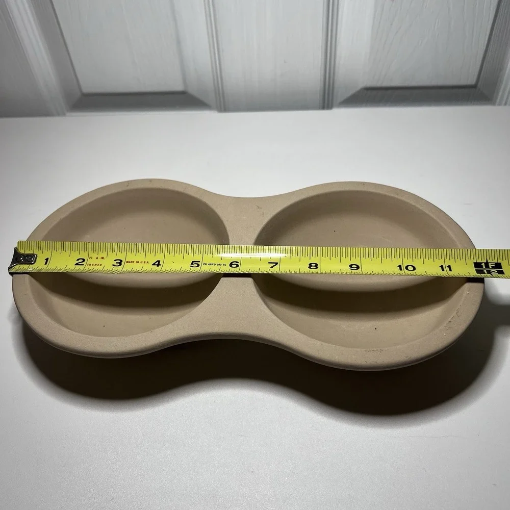 Pampered Chef Stoneware Microwave Double‎ Egg Cooker